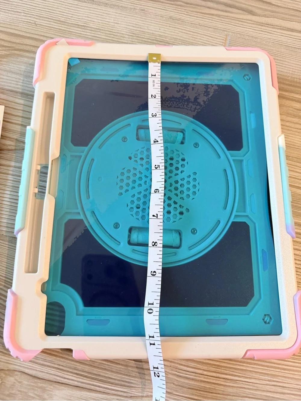 Protective Tablet Case in Pink and Teal - Durable Kids Cover